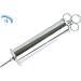 Natiqind Ear Wax Removal Syringe 2 oz - Brass with Chrome Finish for Household, Medical Students, EMTs, and Hobbyists - Buy Online on GoSupps.com