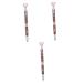 FOMIYES Eyebrow Pencil 3pcs embroidery pen makeup tool makeup microblading pen eyebrow pen makeup pen rose gold 3d manual Brow Pencil