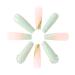 Brishow Coffin Artificial Nails - Long Pink Green Bellarina Acrylic Press-On Nails - 24pcs for Women & Girls | International Shipping - Buy Online on GoSupps.com