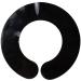 Lurrose Neck Strips Salon Hair Cutting Collar Silicone Rubber Neck Wrap Guard Neck Shield Shawl Barber Styling Cape Barber Supplies for Haircut Hair Dye Black Hair Dye Cape