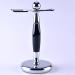 Stainless Steel Shaving Brush Stand Holder | Weighted Base | Black Handle - Buy Online on GoSupps.com