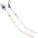 Vekker Eyewear leg glasses accessories 1 pair of brackets for borderless 2-hole glasses rhinestone-metal glasses repair parts glasses bracket replacement arms pink