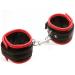 Adam & Eve Scarlet Couture Bondage Cuffs - Red/Black | Luxe BDSM Accessories - Buy Online on GoSupps.com