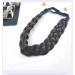 5 Strands Synthetic Hair Braided Headband Classic Chunky Wide Plaited Braids Elastic Stretch Hair Hairpiece Multicolor Headband Ladies Women Girl Beauty accessory (Brownish black) - Buy Online on GoSupps.com