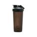 Shaker Cup Sports Portable Pratique Remuer Tasse 600Ml Plastique Shakers Bouteille Adultes Facile Installer Facile Utiliser Noir
