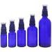 Blue Glass Bottle 100ml with Atomizer - Kosmetex Spray Bottle 3 Pack | Premium Quality & Stylish Design for Perfume Oils & More - Buy Online on GoSupps.com