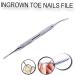 Nail Files and Probe Podiatry Tools - German Forged - Single Sided Nail File/Swan Neck Probe/Toenail Lifter Chiropodist Kit Hospital Grade - Buy Online on GoSupps.com