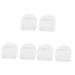 Healvian 3 Pairs Seat Booster Cushion Floor Wash Heel Cup Inserts Taller Pad Heel Pad Silicone Heel Cushion Plantar Insoles Heel Cups Height Increasing Insole M Thicken White
