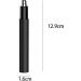 Buy Portable Men's Electric Nose Hair Trimmer - Safe & Efficient Nose & Ear Hair Removal | Black - Buy Online on GoSupps.com
