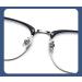 Buy Classic Blue Light Blocking Eyeglasses for Men & Women - Anti-UV Computer Readers +350 - Black-Silver - Buy Online on GoSupps.com