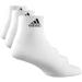 Buy Adidas Unisex Thin & Light Ankle Socks - 3 Pairs XL White/Black | International Shipping Available - Buy Online on GoSupps.com