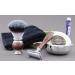 Old School Men's Shaving Set | Synthetic Brush DE Safety Razor Engraved Bowl & Soap | Perfect Gift for Him - Buy Online on GoSupps.com
