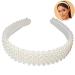 Elegant White Pearl Headband | Stylish Hair Accessories for Women - Shop Now! - Buy Online on GoSupps.com