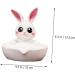 Ciieeo 4pcs Ceramic Soap Dish Desk Cup Holder Jewelry Trays Soap Rack Jewelry Stand Soap Holder Keychain Holder Bathroom Accessory Rabbit Miss White Ceramics Portable Household Products - Buy Online on GoSupps.com