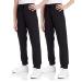 Sweet Hearts Girls' Sweatpants - 2 Pack Super Soft Athletic Performance Jogger Pants (7-16) Black/Black 10-12