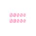 Rose Pink Square Press-on Nails - Full Cover Short Fake Nails for Women & Girls | Glossy Acrylic Design - Barbie Powder - Manicure Art Decor - Buy Online on GoSupps.com