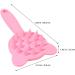 Minkissy Silicone Head Skin Massage Device - 2-Piece Shampoo Brush & Scalp Scrubber with Long Handle for Ultimate Hair Care & Scalp Massage - Buy Online on GoSupps.com