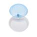 Dnom dose orthodontic holder suitcase for storing or cleaning dentures portable rotating tooth storage box tooth correction Halterbox sweet blue