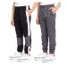 RBX Boys' Active Sweatpants - Basic Warm-Up Fleece Jogger Track Pants (2 Pack) Red/Grey 8
