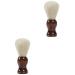 Minkissy 2 pieces of men's bearing brush practical beard brush bare cleaning brush rose headband clipper brush cleaner small hanging basket car fittings board decoration men beard