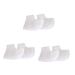 FRCOLOR 3 Pairs Foot Protectors for feet moisturizing Socks Silicone Gel Socks Heel Socks Protectors Sock Heel Protectors Heel Support Heel Sleeve Support Silicone Heel Sleeve Gel Set