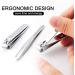 Fashion Stainless Steel Nail Clipper Cutter Trimmer Manicure Nail Art Toe Nail Clipper Manicure Beauty Tool Silver -Silver - Buy Online on GoSupps.com