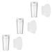 Beaupretty 1 set of manicure tools jelly nail stamp nail art decoration stamp heads made of silicone for nail art jelly-nail art stamp stamp child seal ring pebbles French