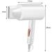 Travel Hair Dryer Compact Hair Dryer Ionic Hair Dryer Portable Hair Dryer 1200W 2 Speed and 3 Heat with Folding Handle Overheat Protection Low Noise Lightweight for Home Use Travel White - Buy Online on GoSupps.com