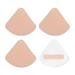 DDKY 4 Triangle Puffs Make Up Sponge Beauty Wet Dry Makeup Tool Powder Puff for Liquid Foundation Loose Powder