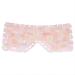 Rose Quartz Eye Mask Jade Eye Mask 100% Natural Crystal Eye Mask Reusable Gemstone Eye Mask Eliminate Wrinkles Puffiness Headache and Migraine Relief Hot or Cold Using