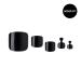 GoldFinger Press On Toenails Kit - Bold Glossy Black Easy Apply Gel Long-Lasting & Wider Fit - Perfect for International Shipping - Buy Online on GoSupps.com