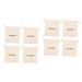 Amosfun 8 Pcs Hair Dryer Storage Bag Canvas Shopping Bags Hair Bag Portable Bags Universal Cosmetic Bag