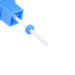 sourcing map Ceramic Nail Drill Bits 3/32 Inch (Medium Grit) Nails File Bit for Manicure Pedicure Blue