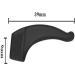 Buy Willwa Anti-Slip Ear Bracket - Comfortable Soft Silicone Glass Frame Handlebar Accessories (SVART 39x9mm) for Ultimate Comfort | International Shipping Available - Buy Online on GoSupps.com