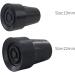 Walking Stick Rubber Tips 19mm - Heavy Duty Crutch Cane Protection Caps for Enhanced Grip on Surfaces - Ideal for Elderly and Disabled - Buy Online on GoSupps.com