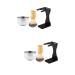 Minkissy 2 sets Razieted suits for men wear -resistant shaving cup beard cup shaving brush holder shaving shell shaving shell shaving brushes comfortable shaving brush faders desktop acrylic man