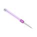 minkissy Dual Brush Pens Gel Nail Brush Flat Brush Pen Nail Brush Pen Purple Manicure Builder medium Purple