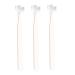 FOMIYES 3pcs Brush Dual-head Dog Bristles Tooth Oral Manual Small Double Puppy Supplies Soft-bristles Pet