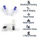 Sleep earplugs 1 Pair/Set Soft Silicone Ear Plugs Anti Noise Snore Earplugs Noise Reduction Sound Insulation Ear Earplugs(Color : A) Blue - Buy Online on GoSupps.com
