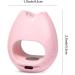 Mini Pink USB UV LED Nail Dryer 16W Portable Rose Shape Gel Nail Lamp | Button Model for Gel Nails Polish Manicure | Nail Art Tools Accessories - Buy Online on GoSupps.com