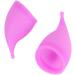 Silicone Menstrual Cup | Comfortable & Reusable Female Hygiene Solution | Safe Period Collector (#3) - Buy Online on GoSupps.com