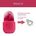 Facial Ice Roller & Gua Sha Set | Skin Care Tools for Face & Eyes with Silicone Ice Mold - Pink - Buy Online on GoSupps.com