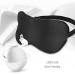Soothing Silk Sleep Mask - Adjustable Head Strap, Deep Rest Eye Mask for Sleeping, Travel, Shift Work & Meditation - Purple - Buy Online on GoSupps.com