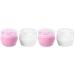 Clear Body Puff 4 Sets with Puff Talcum Puff Box Empty Puff Case Makeup Puff Puffs Clear Wool Puff Baby Wool Puff 1 count (Pack of 1)