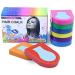 Pinkiou 8 Pcs Hair Chalk Set - Temporary Bright Hair Dye for Women - Washable Colors for Halloween, Christmas, Birthday Party - DIY Hair Chalk Gift Set - Buy Online on GoSupps.com