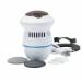 Electric Callus Dead Skin Remover  Grinder  Motorized  Built in Vacuum USB Rechargeable Dual Speed for Feet  White