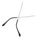 Plafope glasses 1 pair of schnapps glasses Brillen holder sunglasses arm legs glasses repair set glasses bracket replace exchange of brilliant parts component rose gold temple metal as shown 14.00x0.50x0.40cm