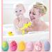 Buy Queta Dinosaur-Egg Bath Bombs for Kids - Natural Additive-Free Foam Bath with Essential Oils - Perfect for Swimming Pools (Pink Box) - Buy Online on GoSupps.com