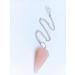 Rose Quartz Pendulum - Handcrafted Genuine Gemstone for Healing, Witchcraft, and Divination - Buy Online on GoSupps.com