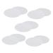 VILLCASE 10pcs Nail Polish Palette Polish Mix Palette Manicure Palette Serving Tray Round Silicone Makeup Nail Art Palette Nail Tray Painters Nail Polish Glue White Nail Stand White 9.5X9.5X0.1CM
